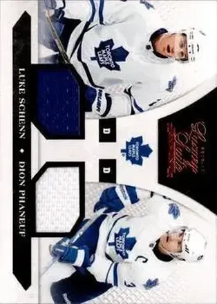 2010-11 Panini Luxury Suite #95 - Dion Phaneuf - Luke Schenn MEM, SN599 - Toronto Maple Leafs - Toronto Maple Leafs