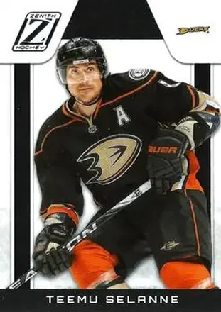2010-11 Panini Zenith #15 - Teemu Selanne - Anaheim Ducks