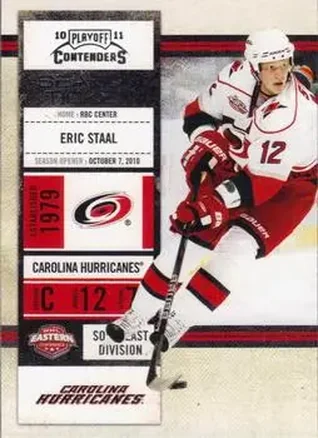 2010-11 Playoff Contenders #4 - Eric Staal - Carolina Hurricanes
