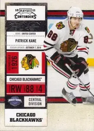 2010-11 Playoff Contenders #5 - Patrick Kane - Chicago Blackhawks