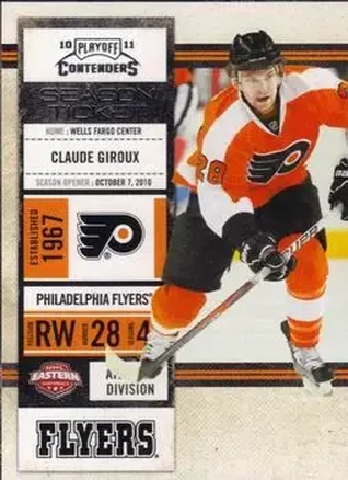 2010-11 Playoff Contenders #14 - Claude Giroux - Philadelphia Flyers