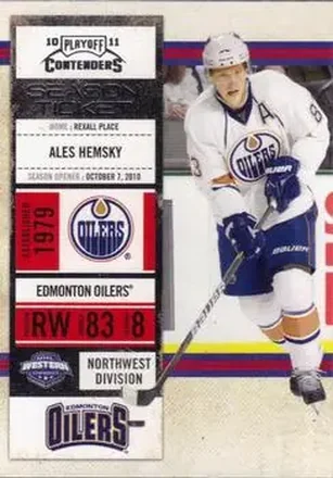 2010-11 Playoff Contenders #28 - Ales Hemsky - Edmonton Oilers