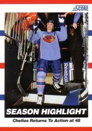2010-11 Score #17 - Chris Chelios - Atlanta Thrashers