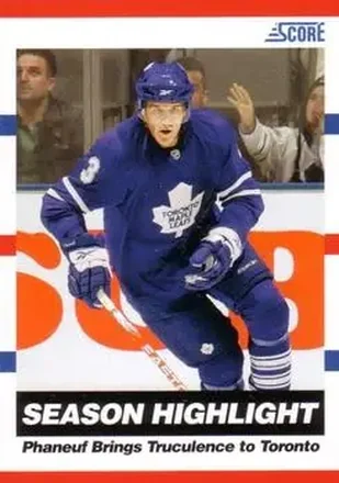 2010-11 Score #18 - Dion Phaneuf - Toronto Maple Leafs