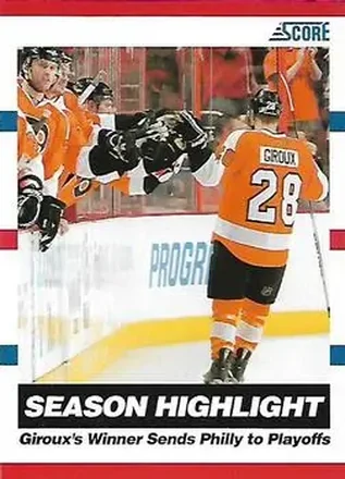 2010-11 Score #22 - Claude Giroux - Philadelphia Flyers