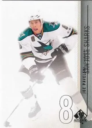 2010-11 SP Authentic #27 - Joe Pavelski - San Jose Sharks