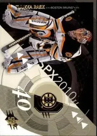 2010-11 SPx #8 - Tuukka Rask - Boston Bruins