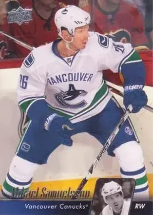 2010-11 Upper Deck #11 - Mikael Samuelsson - Vancouver Canucks