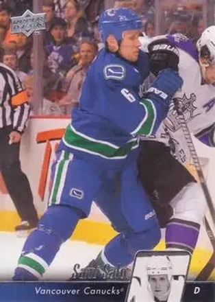 2010-11 Upper Deck #13 - Sami Salo - Vancouver Canucks