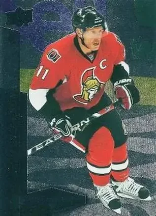 2010-11 Upper Deck Black Diamond #9 - Daniel Alfredsson - Ottawa Senators