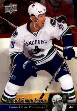2010-11 Upper Deck French #11 - Mikael Samuelsson - Vancouver Canucks