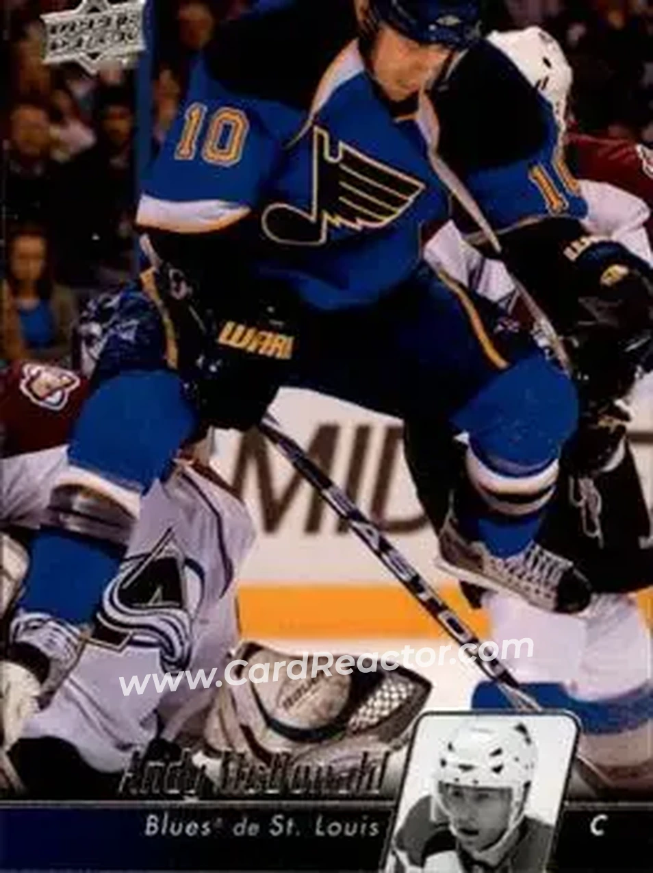 2010-11 Upper Deck French #30 - Andy McDonald - St. Louis Blues - Front
