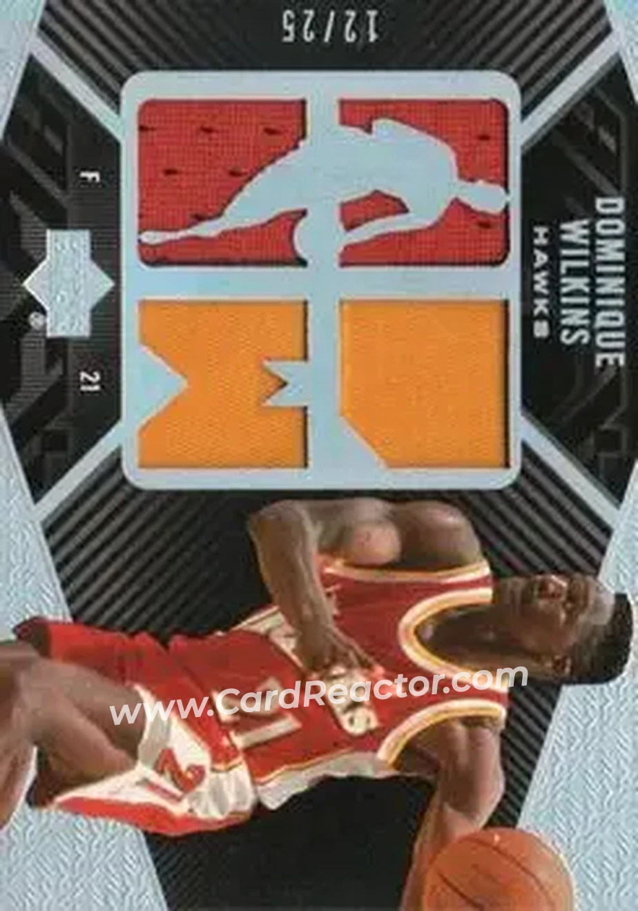 2007-08 UD Black #28 - Dominique Wilkins - Atlanta Hawks