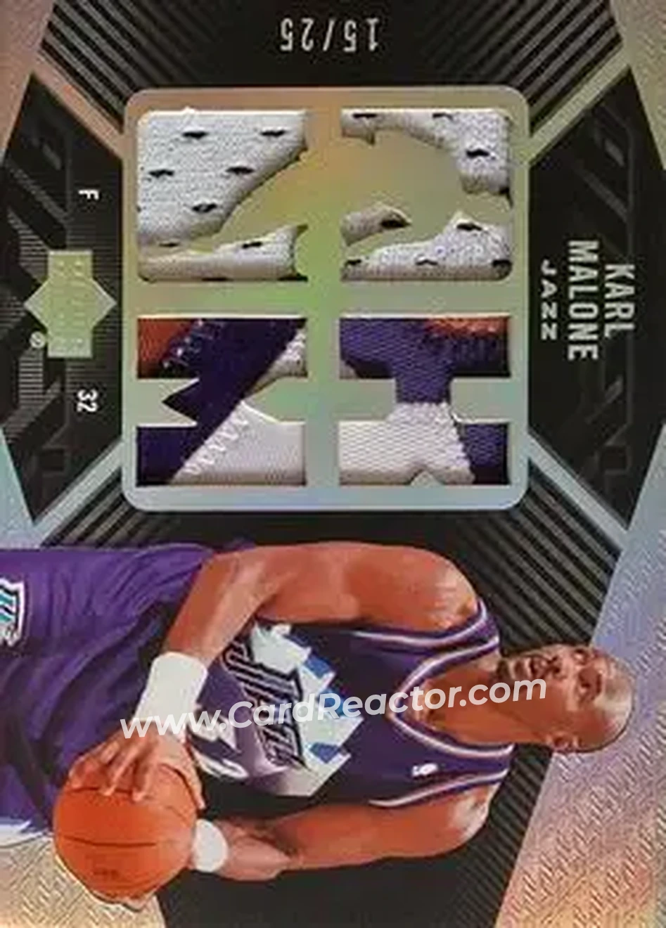 2007-08 UD Black #47 - Karl Malone - Utah Jazz
