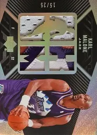 2007-08 UD Black #47 - Karl Malone - Utah Jazz