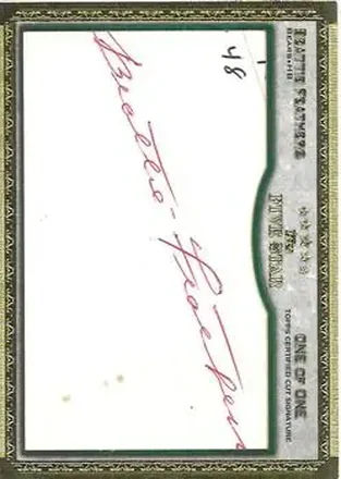 2010 Topps Five Star feature card