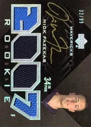 2007-08 UD Black #88 - Nick Fazekas - Dallas Mavericks