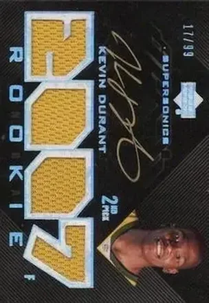 2007-08 UD Black #106 - Kevin Durant - Seattle SuperSonics