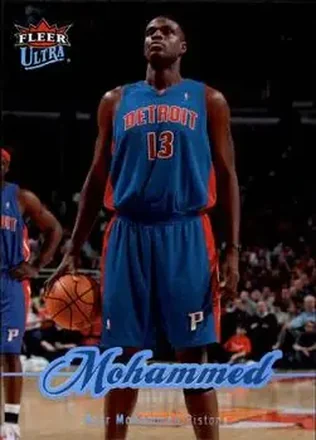 2007-08 Ultra #53 - Nazr Mohammed - Detroit Pistons