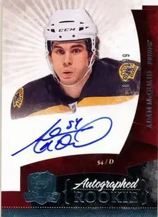 2010-11 Upper Deck The Cup #97 - Adam McQuaid - Boston Bruins