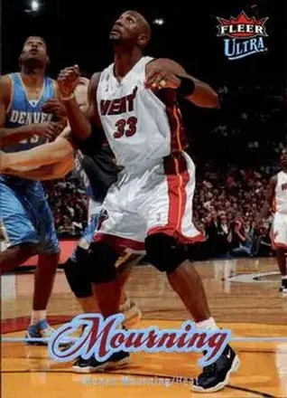 2007-08 Ultra #97 - Alonzo Mourning - Miami Heat