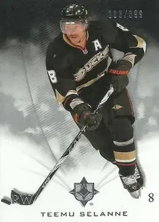 2010-11 Upper Deck Ultimate Collection #1 - Teemu Selanne - Anaheim Ducks