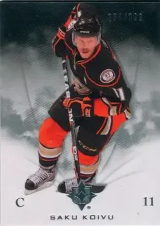 2010-11 Upper Deck Ultimate Collection #2 - Saku Koivu - Anaheim Ducks