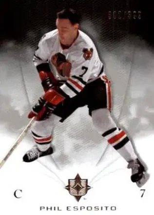 2010-11 Upper Deck Ultimate Collection #13 - Phil Esposito - Chicago Blackhawks