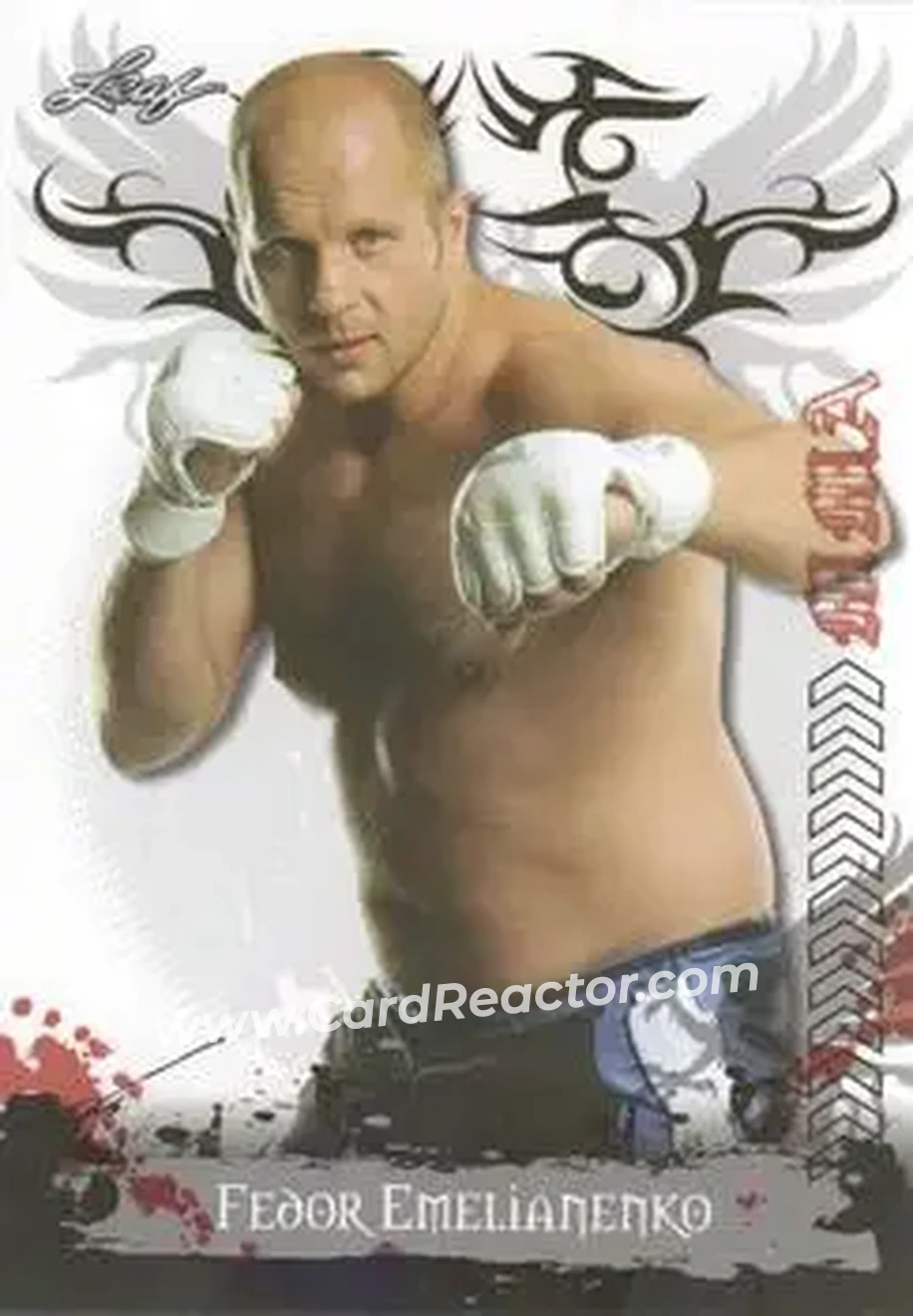 2010 Leaf MMA #1 - Fedor Emelianenko - Front