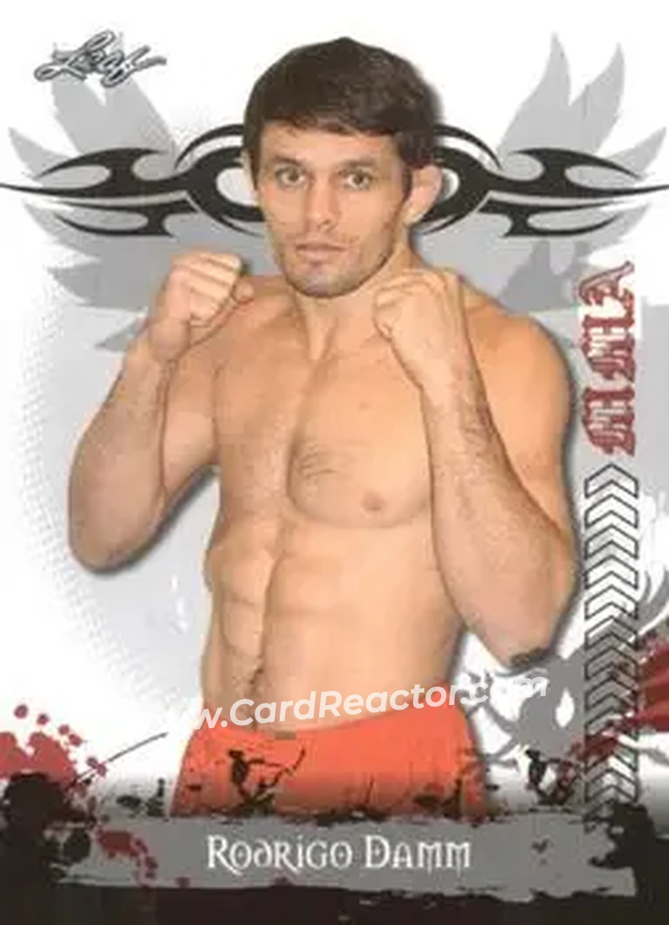 2010 Leaf MMA #9 - Rodrigo Damm - Front