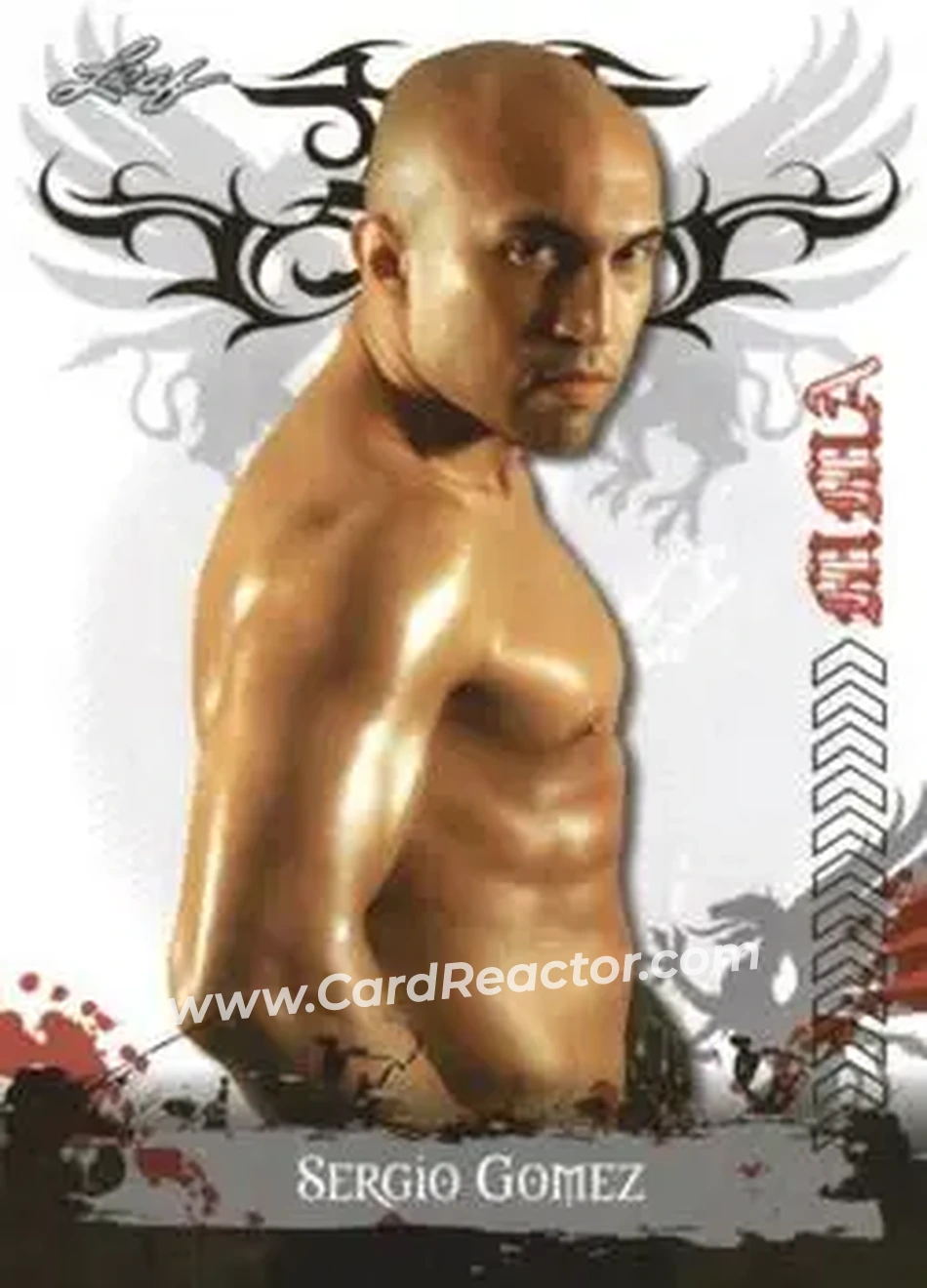 2010 Leaf MMA #11 - Sergio Gomez - Front