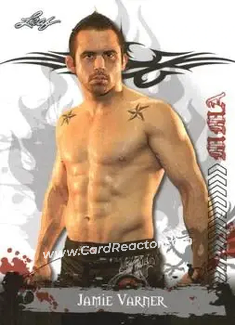 2010 Leaf MMA #18 - Jamie Varner - Front