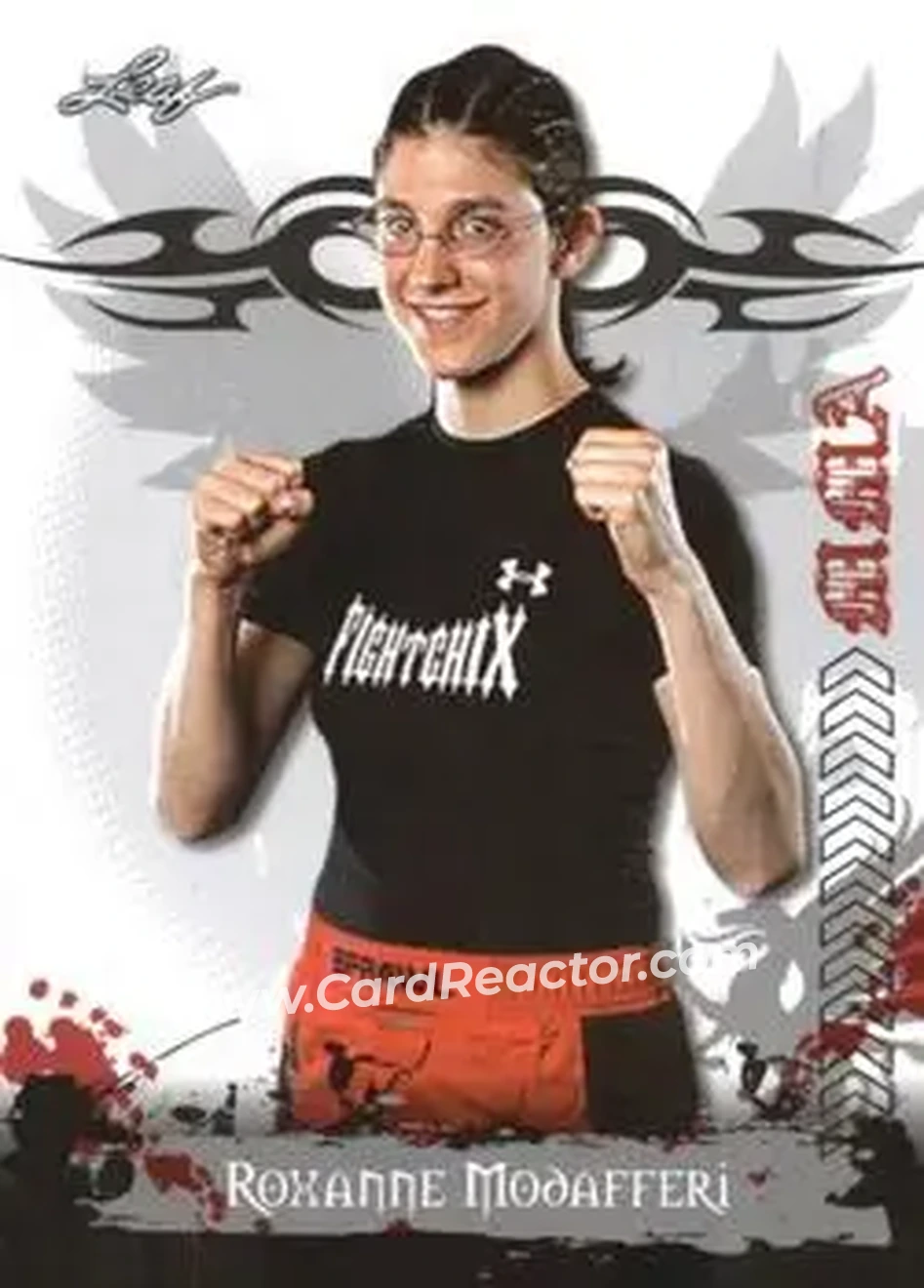 2010 Leaf MMA #21 - Roxanne Modafferi - Front