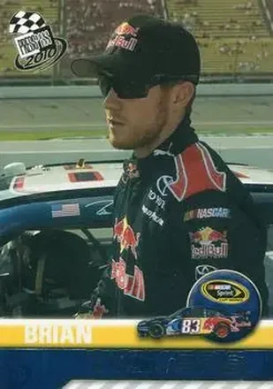 2010 Press Pass #9 - Brian Vickers - Red Bull Racing Team