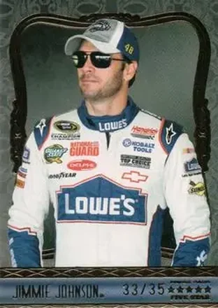2010 Press Pass Five Star #6 - Jimmie Johnson - Hendrick Motorsports