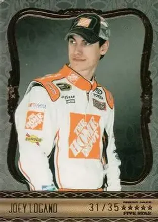 2010 Press Pass Five Star #21 - Joey Logano - Joe Gibbs Racing