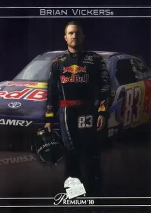 2010 Press Pass Premium #8 - Brian Vickers - Red Bull Racing Team