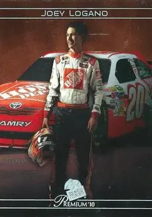 2010 Press Pass Premium #19 - Joey Logano - Joe Gibbs Racing