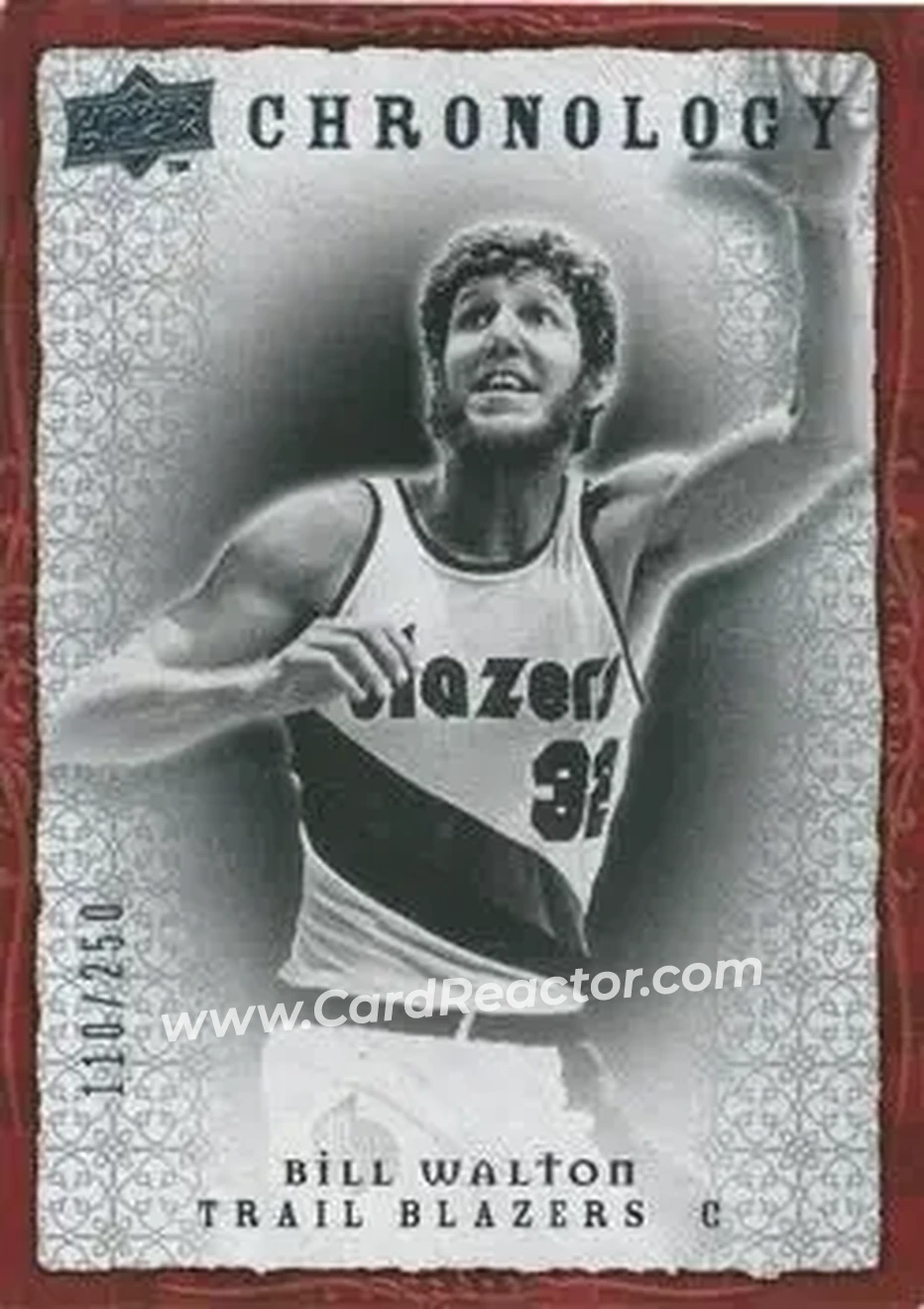 2007-08 Upper Deck Chronology #8 - Bill Walton - Portland Trail Blazers