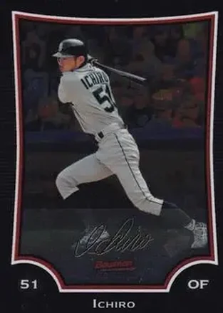 2009 Bowman Chrome #10 - Ichiro - Seattle Mariners