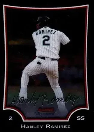 2009 Bowman Chrome #12 - Hanley Ramirez - Florida Marlins