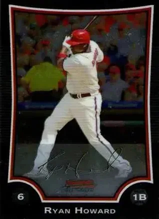 2009 Bowman Chrome #14 - Ryan Howard - Philadelphia Phillies