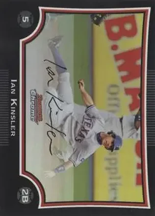 2009 Bowman Chrome #15 - Ian Kinsler - Texas Rangers