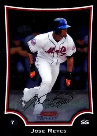 2009 Bowman Chrome #16 - Jose Reyes - New York Mets