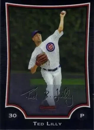 2009 Bowman Chrome #17 - Ted Lilly - Chicago Cubs