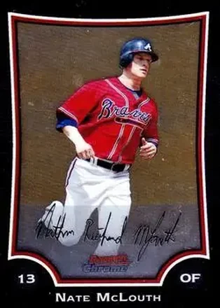 2009 Bowman Chrome #19 - Nate McLouth - Atlanta Braves