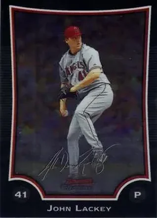 2009 Bowman Chrome #21 - John Lackey - Los Angeles Angels