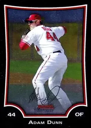 2009 Bowman Chrome #24 - Adam Dunn - Washington Nationals