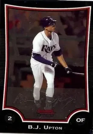 2009 Bowman Chrome #25 - B.J. Upton - Tampa Bay Rays
