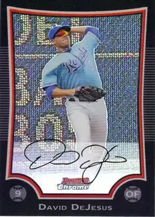 2009 Bowman Chrome #27 - David DeJesus - Kansas City Royals